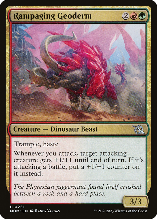 Rampaging Geoderm (MOM-251) (Foil)
