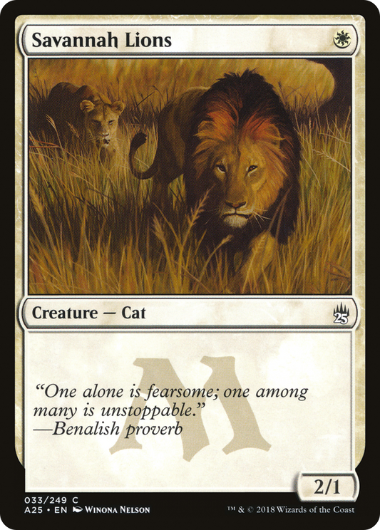 Savannah Lions (A25-033) (Foil)
