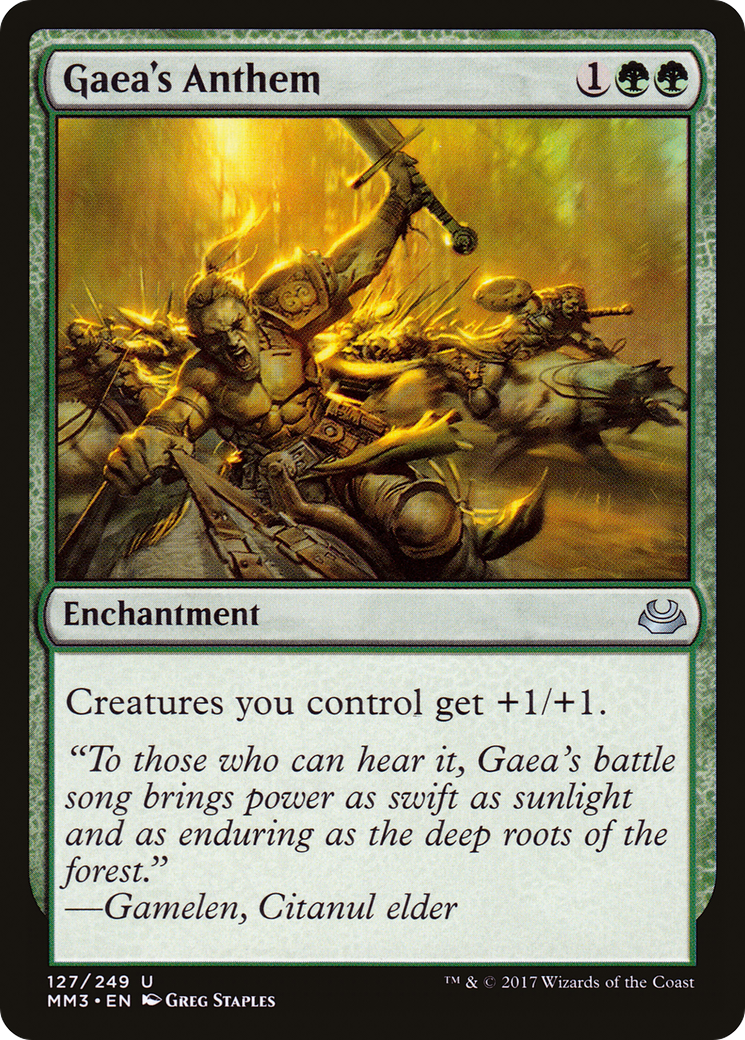 Gaea's Anthem (MM3-127) (Foil)