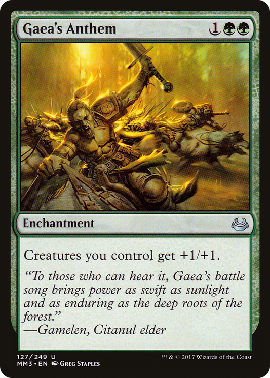 Gaea's Anthem (MM3-127) (Foil)