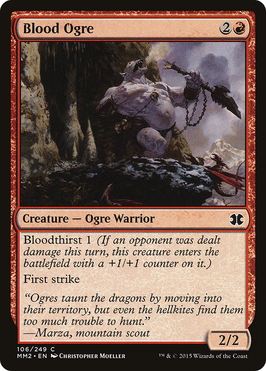 Blood Ogre (MM2-106) (Foil)