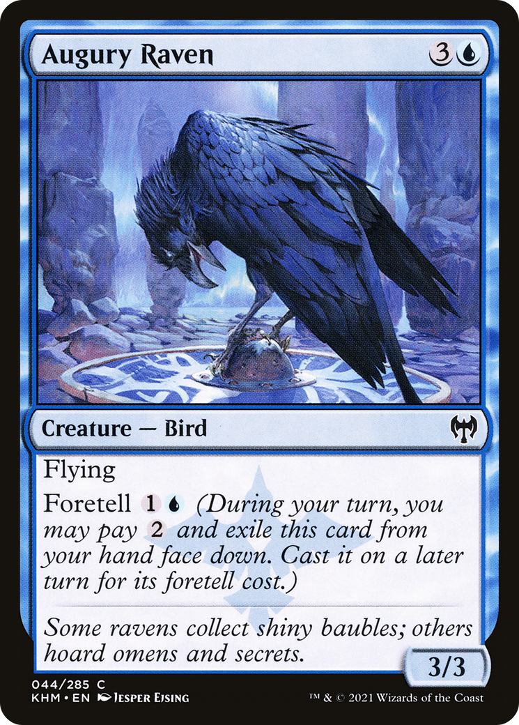 Augury Raven (KHM-044) (Foil)