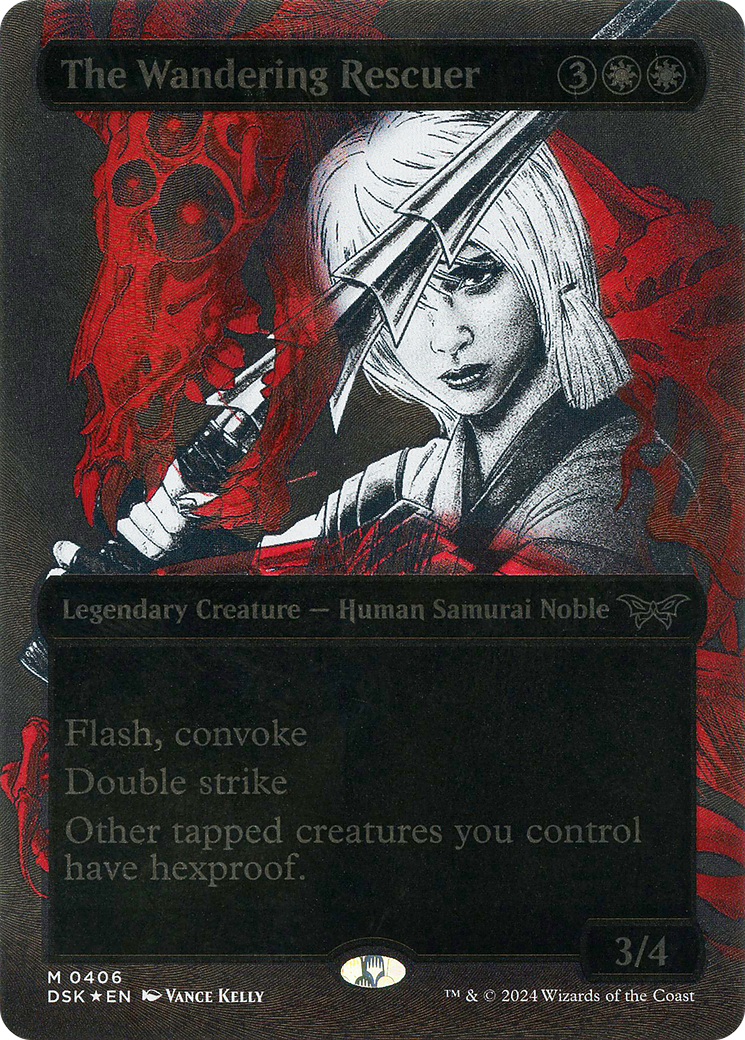 The Wandering Rescuer (DSK-406) (Showcase) (Borderless) (Textured Foil)