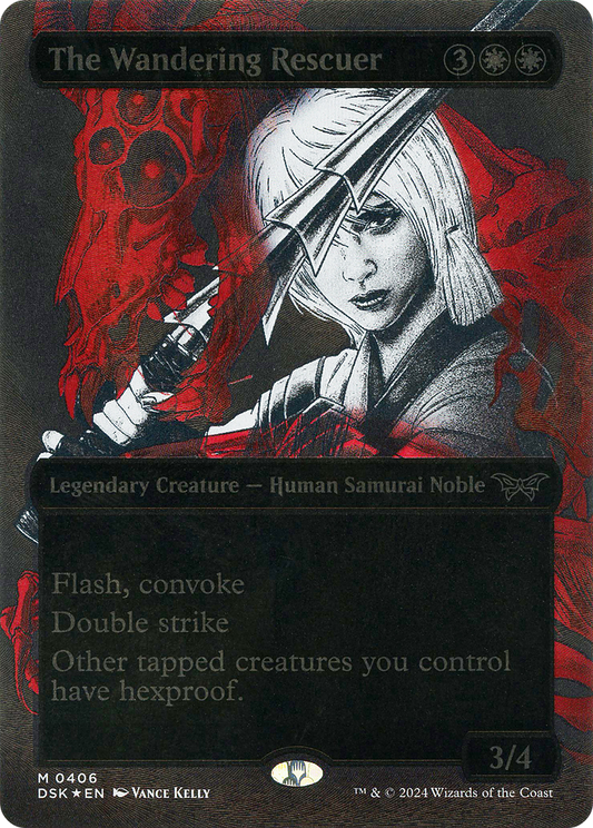 The Wandering Rescuer (DSK-406) (Showcase) (Borderless) (Textured Foil)