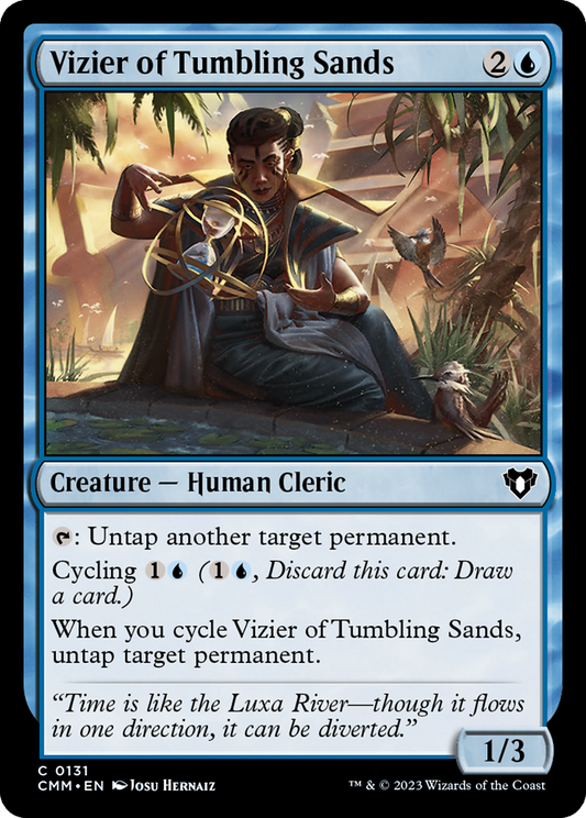 Vizier of Tumbling Sands (CMM-131) (Foil)