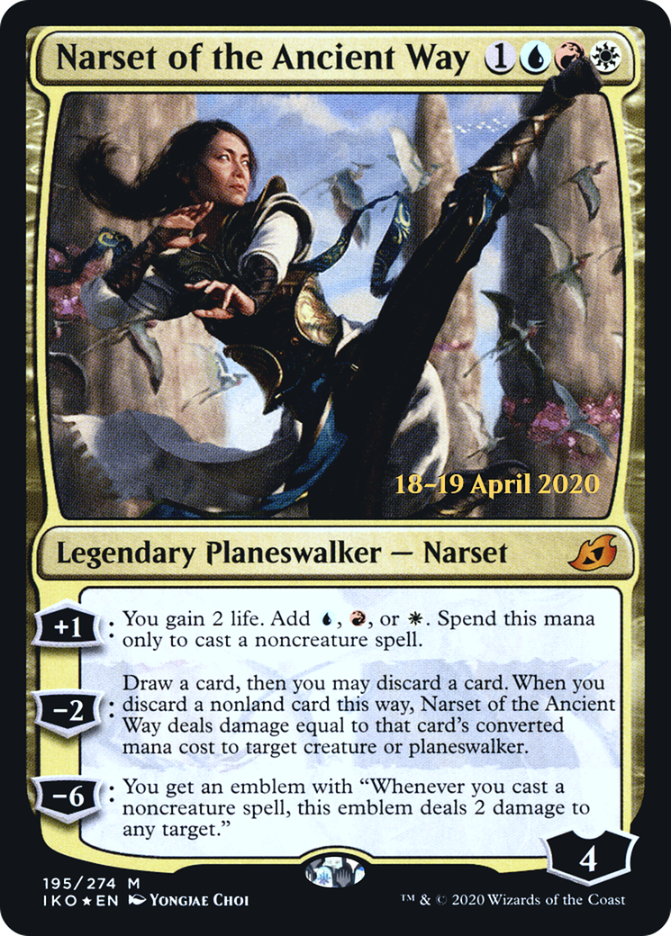 Narset of the Ancient Way (PRE-195S) (Foil)