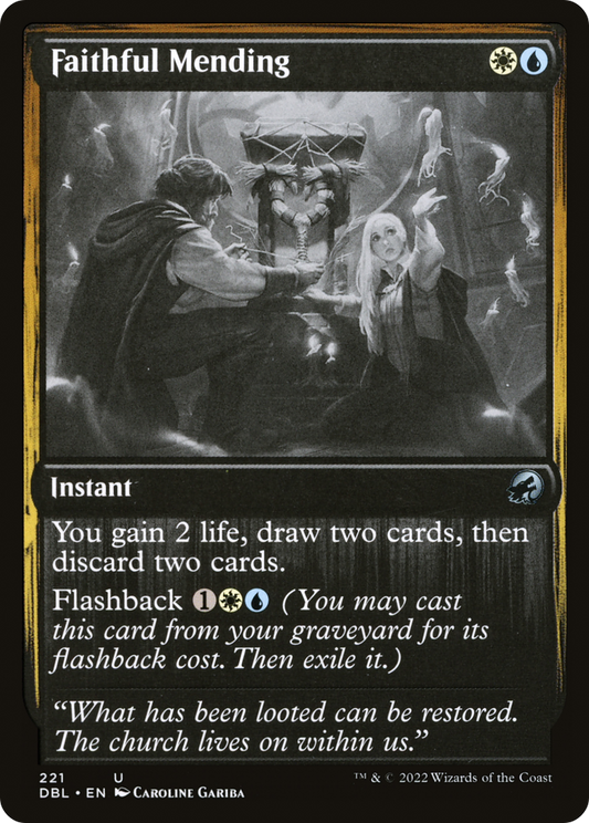 Faithful Mending (DBL-221) (Foil)