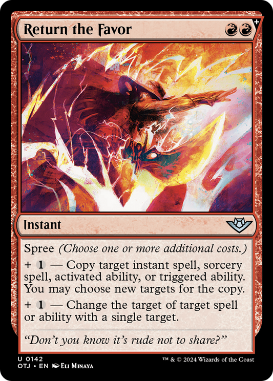 Return the Favor (OTJ-142) (Foil)
