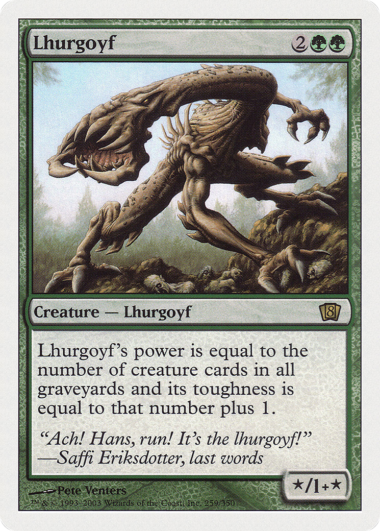 Lhurgoyf (8ED-259★) (Foil)
