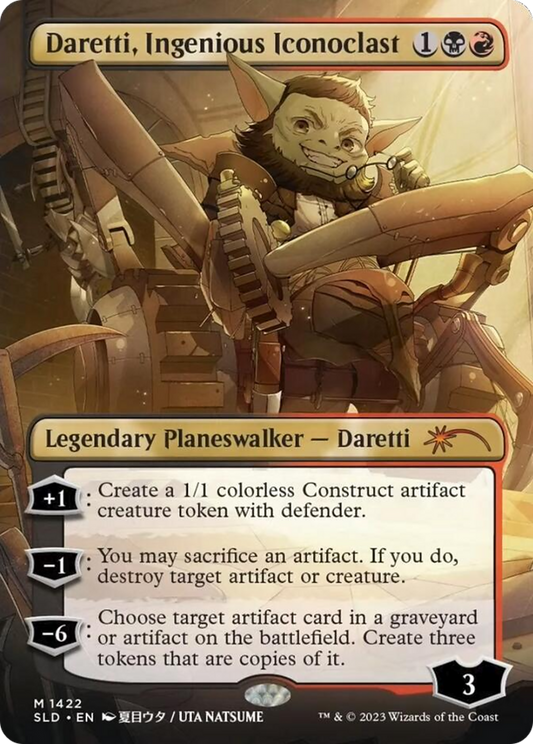 Daretti, Ingenious Iconoclast (SLD-1422★) (Borderless) (Foil)