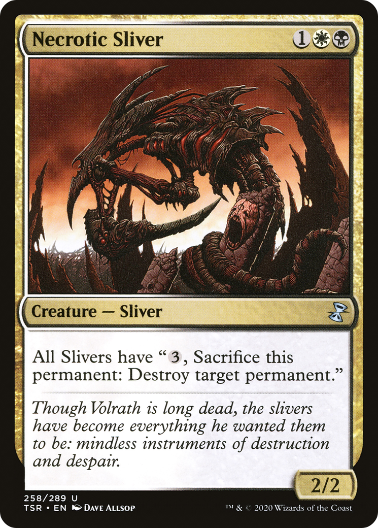 Necrotic Sliver (TSR-258) (Foil)