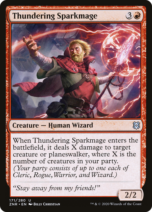 Thundering Sparkmage (ZNR-171)