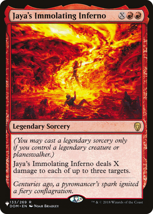 Jaya's Immolating Inferno (LIST-DOM-133)