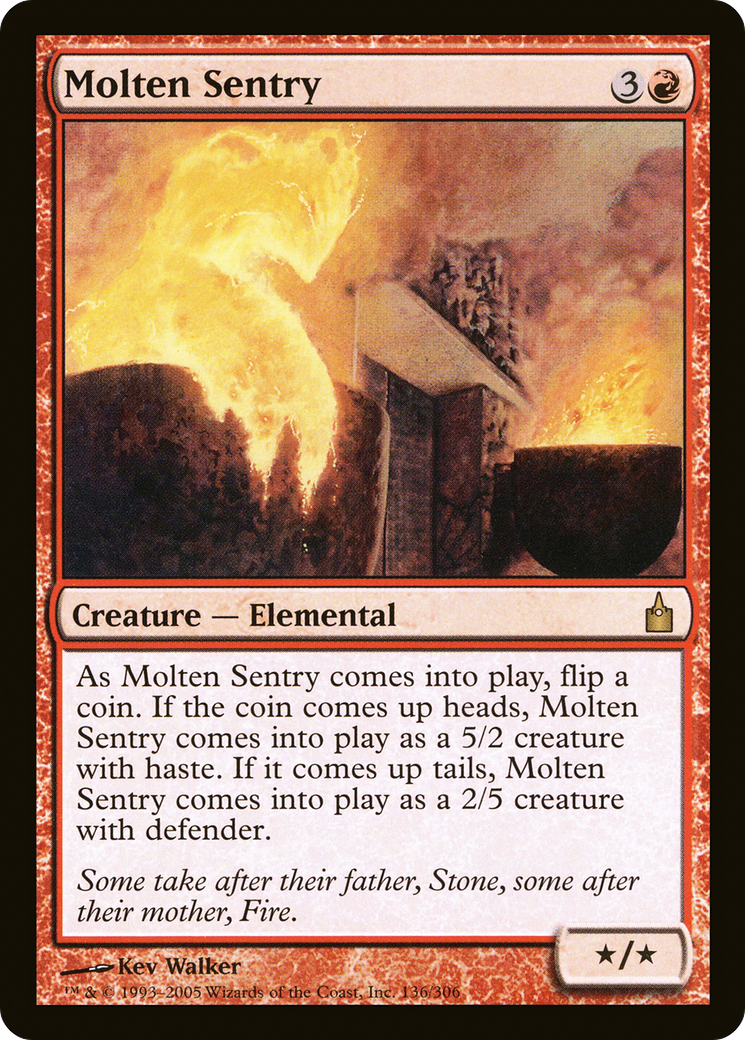Molten Sentry (RAV-136) (Foil)