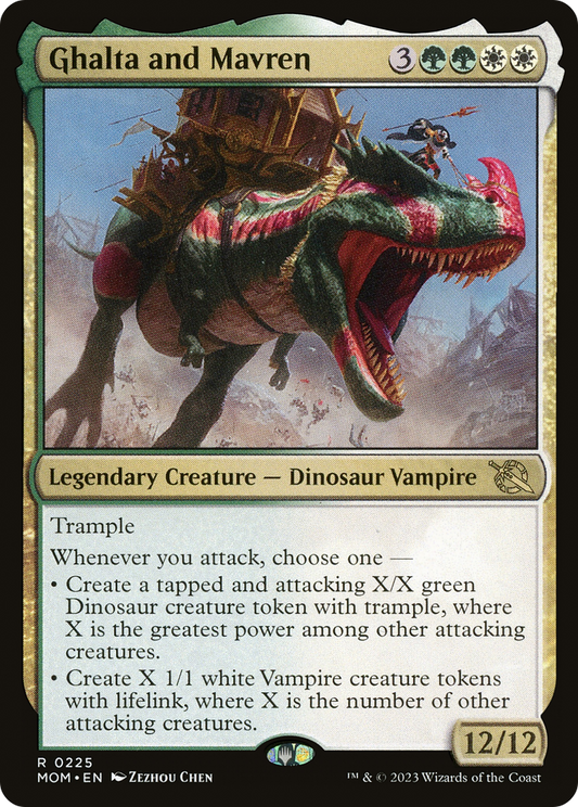 Ghalta and Mavren (MOM-225) (Foil)