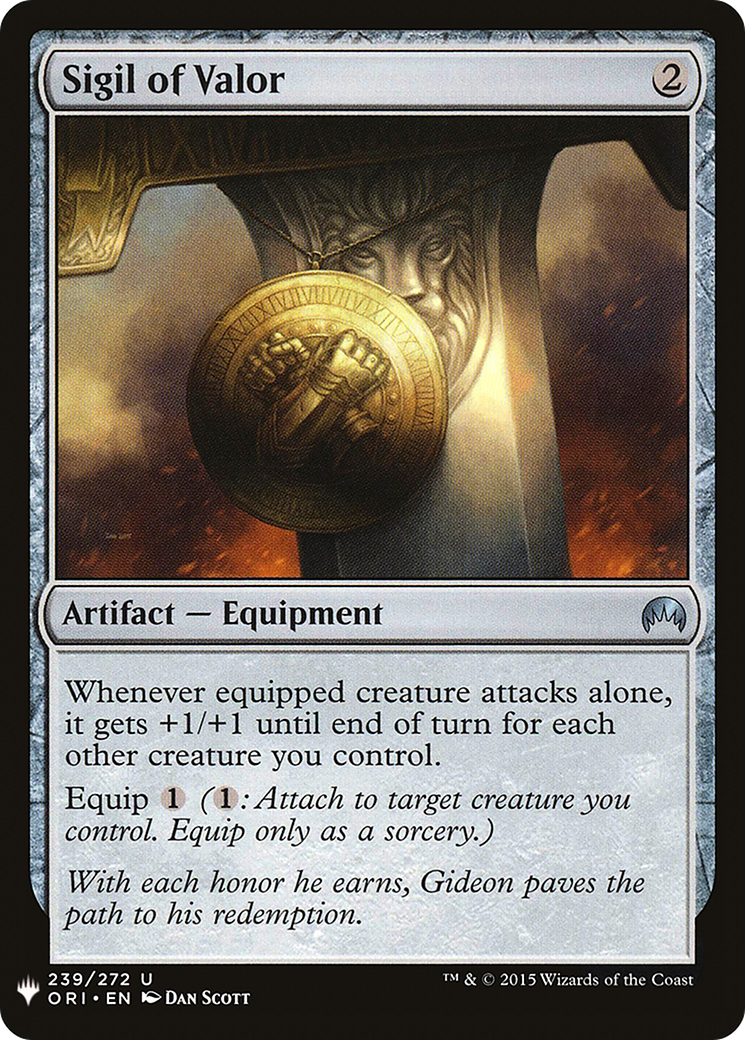 Sigil of Valor (LIST-ORI-239)