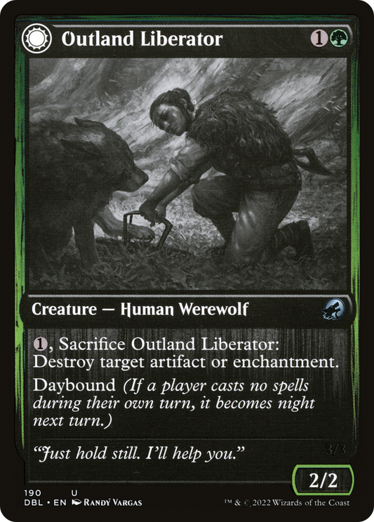 Outland Liberator // Frenzied Trapbreaker (DBL-190) (Foil)