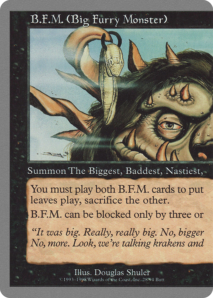 B.F.M. (Big Furry Monster) (UGL-028)