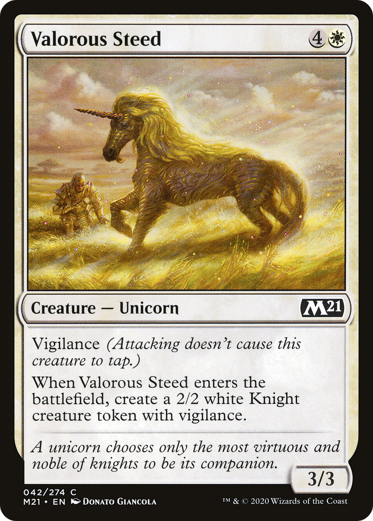 Valorous Steed (M21-042) (Foil)