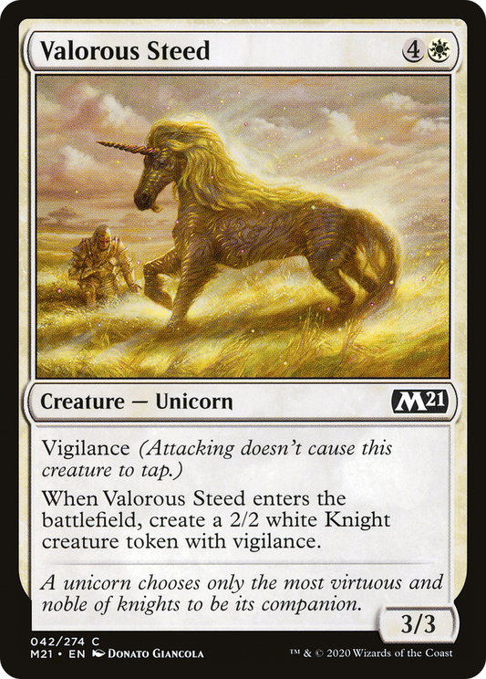 Valorous Steed (M21-042) (Foil)