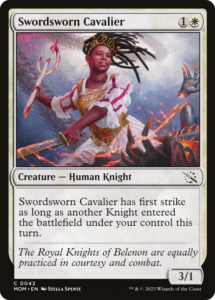 Swordsworn Cavalier (MOM-042) (Foil)