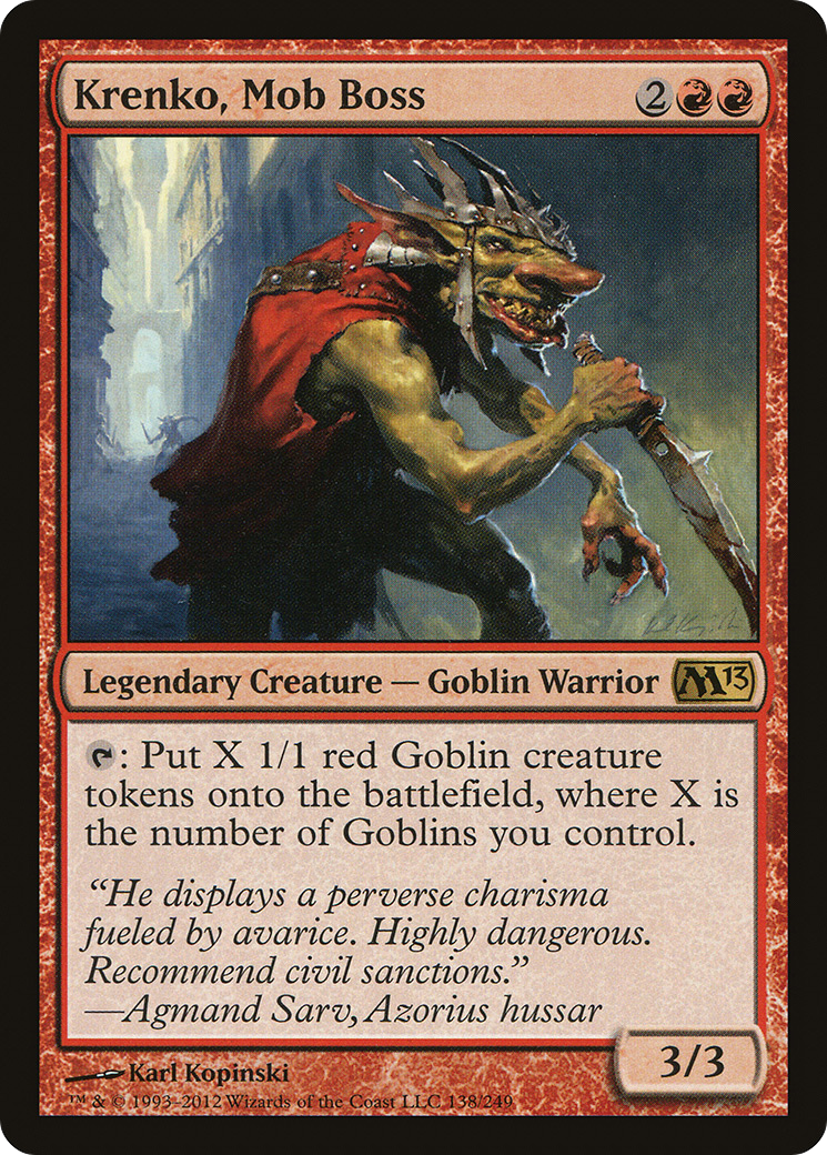 Krenko, Mob Boss (M13-138) (Foil)