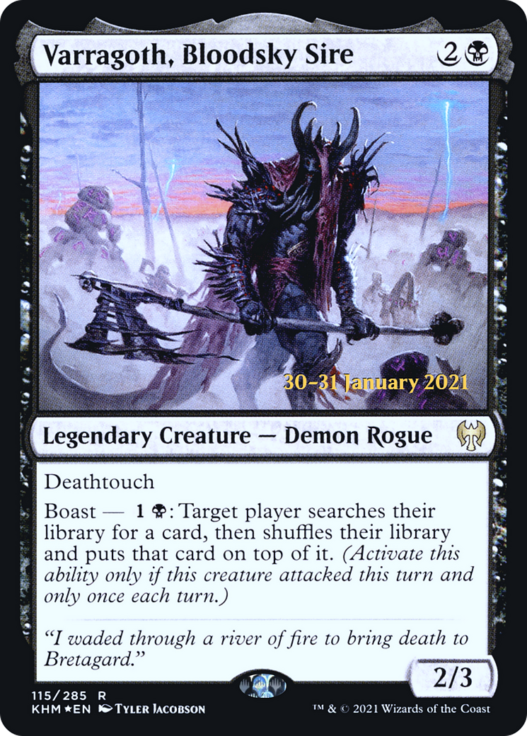 Varragoth, Bloodsky Sire (PRE-115S) (Foil)