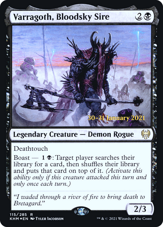 Varragoth, Bloodsky Sire (PRE-115S) (Foil)