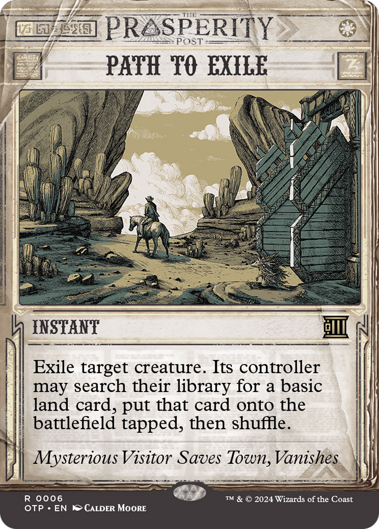 Path to Exile (OTP-006) (Showcase) (Borderless) (Foil)