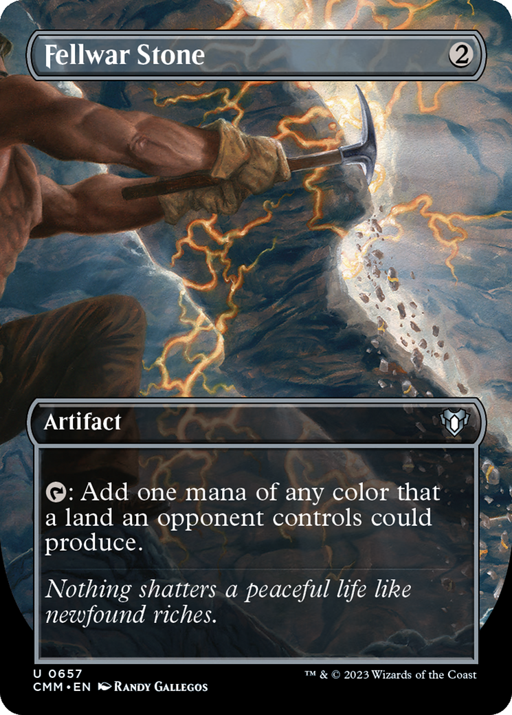 Fellwar Stone (CMM-657) (Borderless) (Foil)