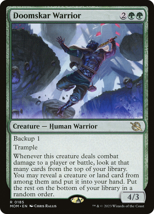 Doomskar Warrior (MOM-185) (Foil)