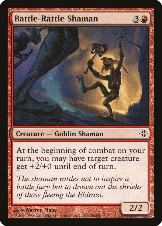 Battle-Rattle Shaman (ROE-136) (Foil)
