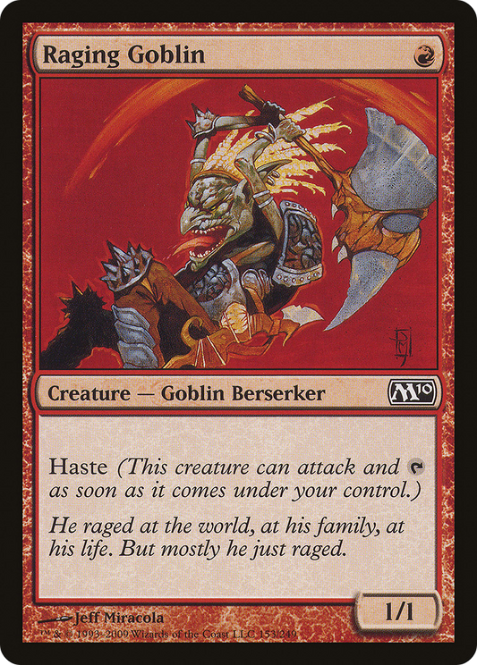Raging Goblin (M10-153) (Foil)