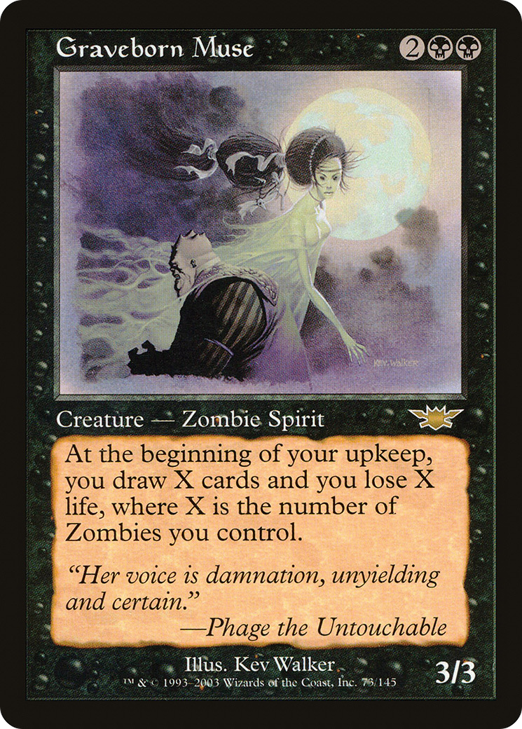 Graveborn Muse (LGN-073) (Foil)
