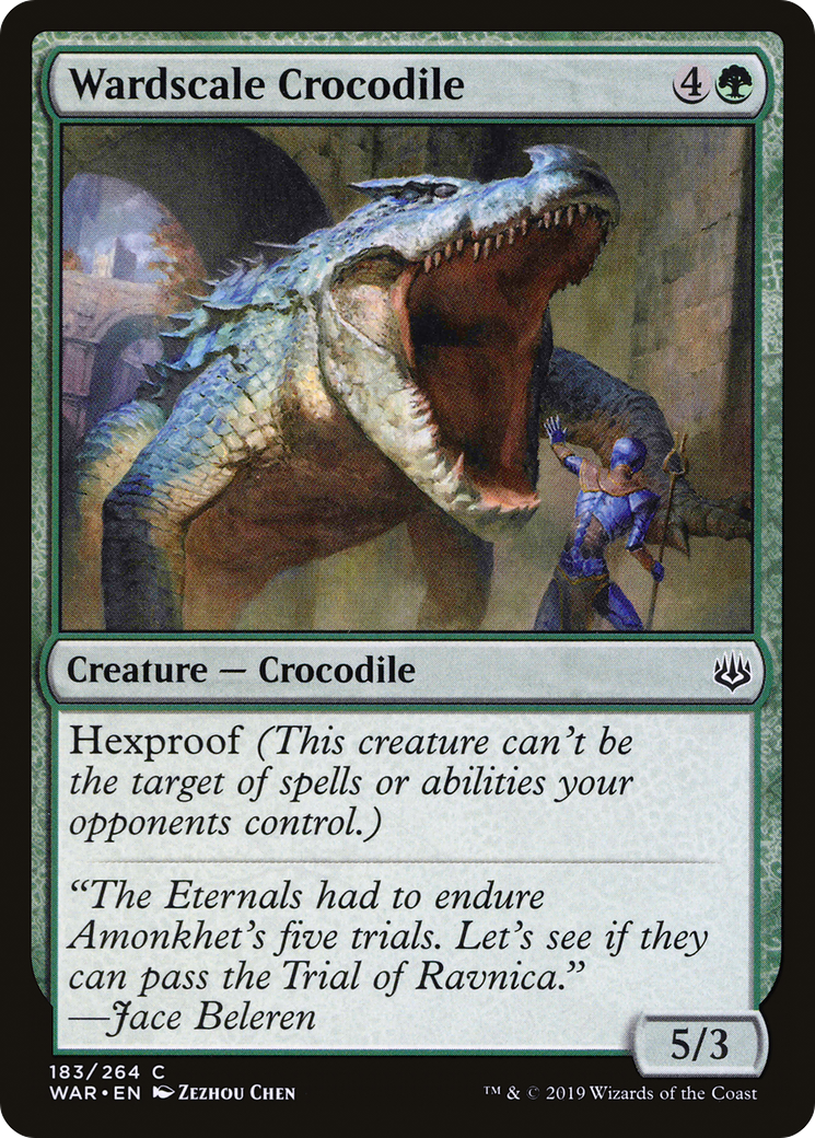 Wardscale Crocodile (WAR-183) (Foil)