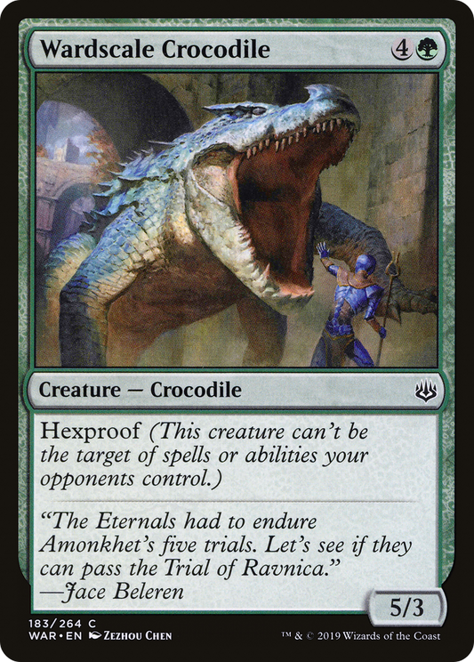 Wardscale Crocodile (WAR-183) (Foil)