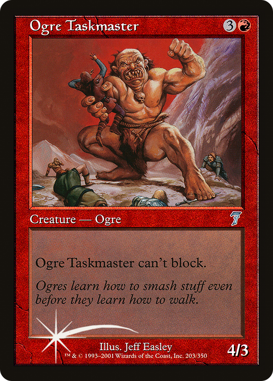 Ogre Taskmaster (7ED-203★) (Foil)