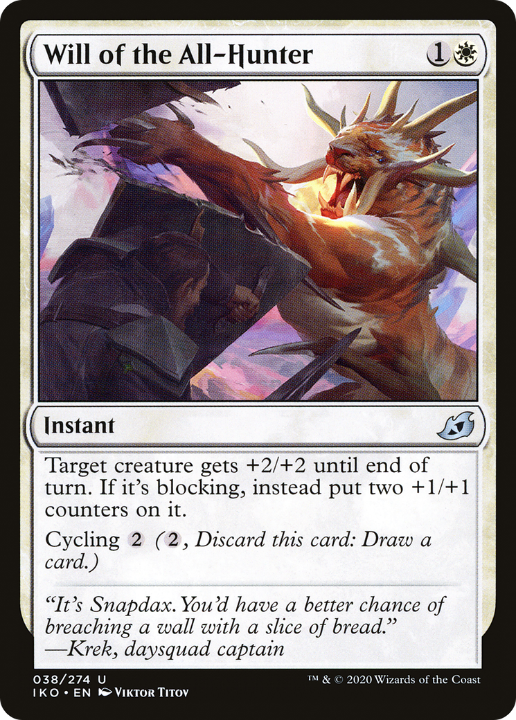 Will of the All-Hunter (IKO-038) (Foil)