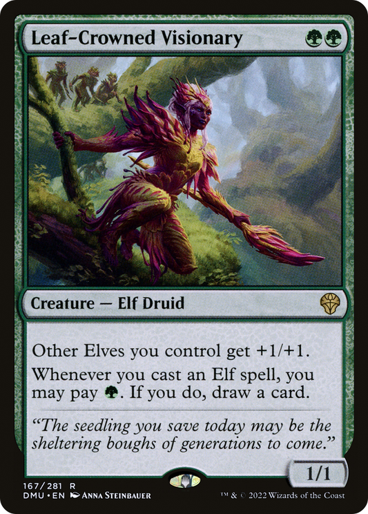 Leaf-Crowned Visionary (DMU-167) (Foil)