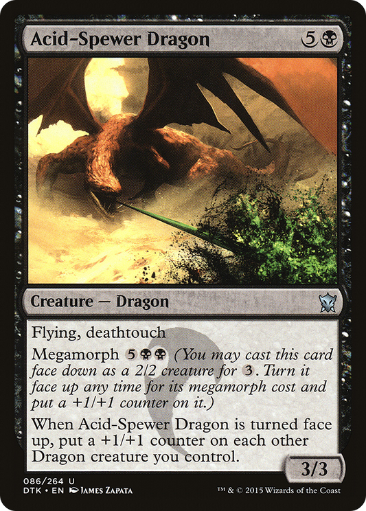 Acid-Spewer Dragon (DTK-086) (Foil)