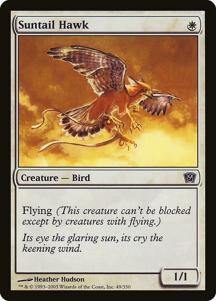 Suntail Hawk (9ED-49★) (Foil)