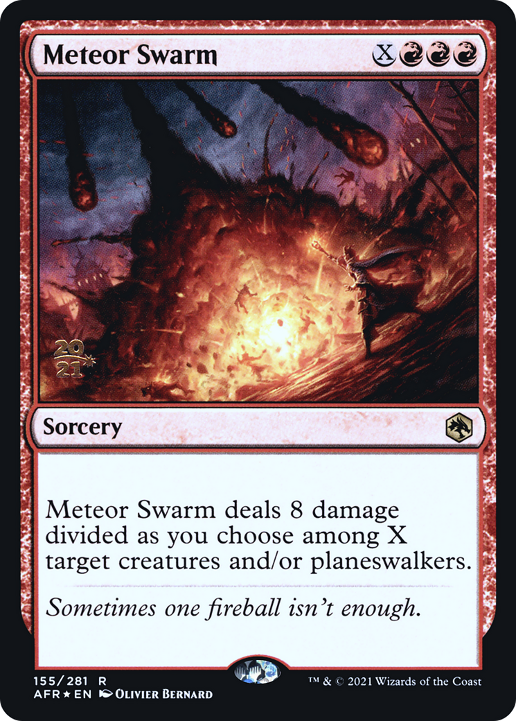Meteor Swarm (PRE-155S) (Foil)