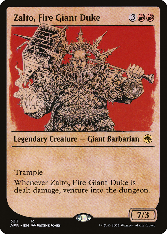 Zalto, Fire Giant Duke (AFR-323) (Showcase)