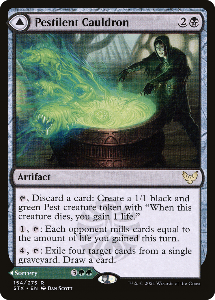 Pestilent Cauldron // Restorative Burst (STX-154) (Foil)