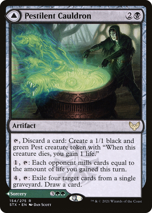 Pestilent Cauldron // Restorative Burst (STX-154)