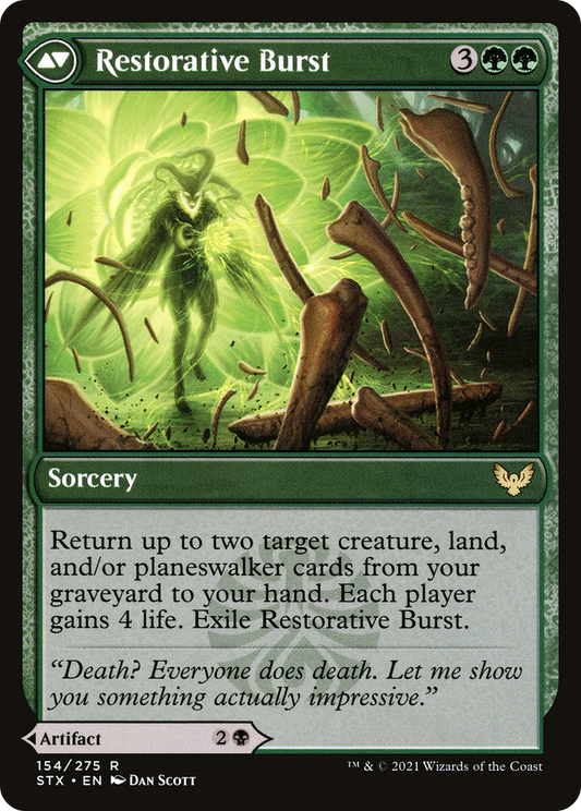 Pestilent Cauldron // Restorative Burst (STX-154) (Foil)