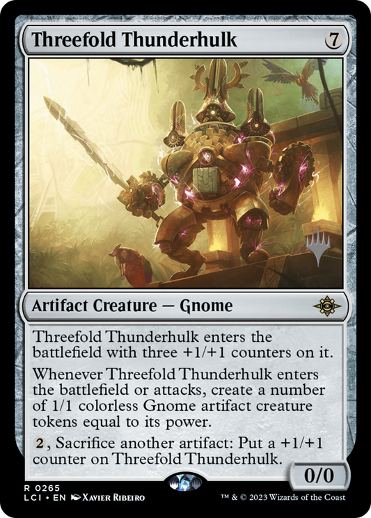 Threefold Thunderhulk (PPLCI-265P) (Foil)