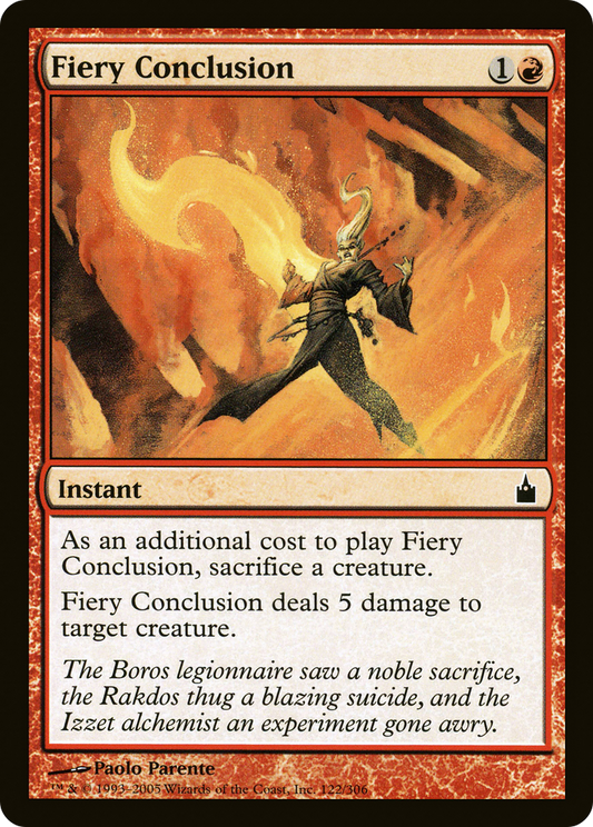 Fiery Conclusion (RAV-122) (Foil)