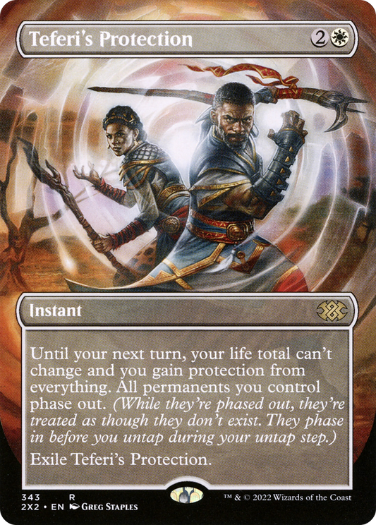 Teferi's Protection (2X2-343) (Borderless) (Foil)