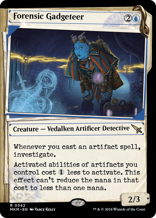 Forensic Gadgeteer (MKM-342) (Showcase) (Foil)